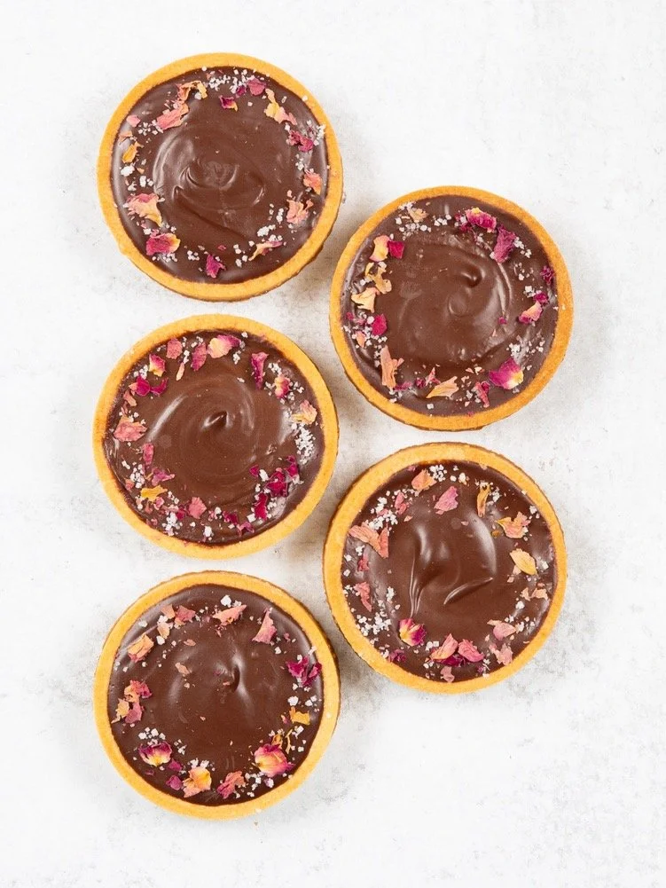 Dark Chocolate Crémeux Tarts