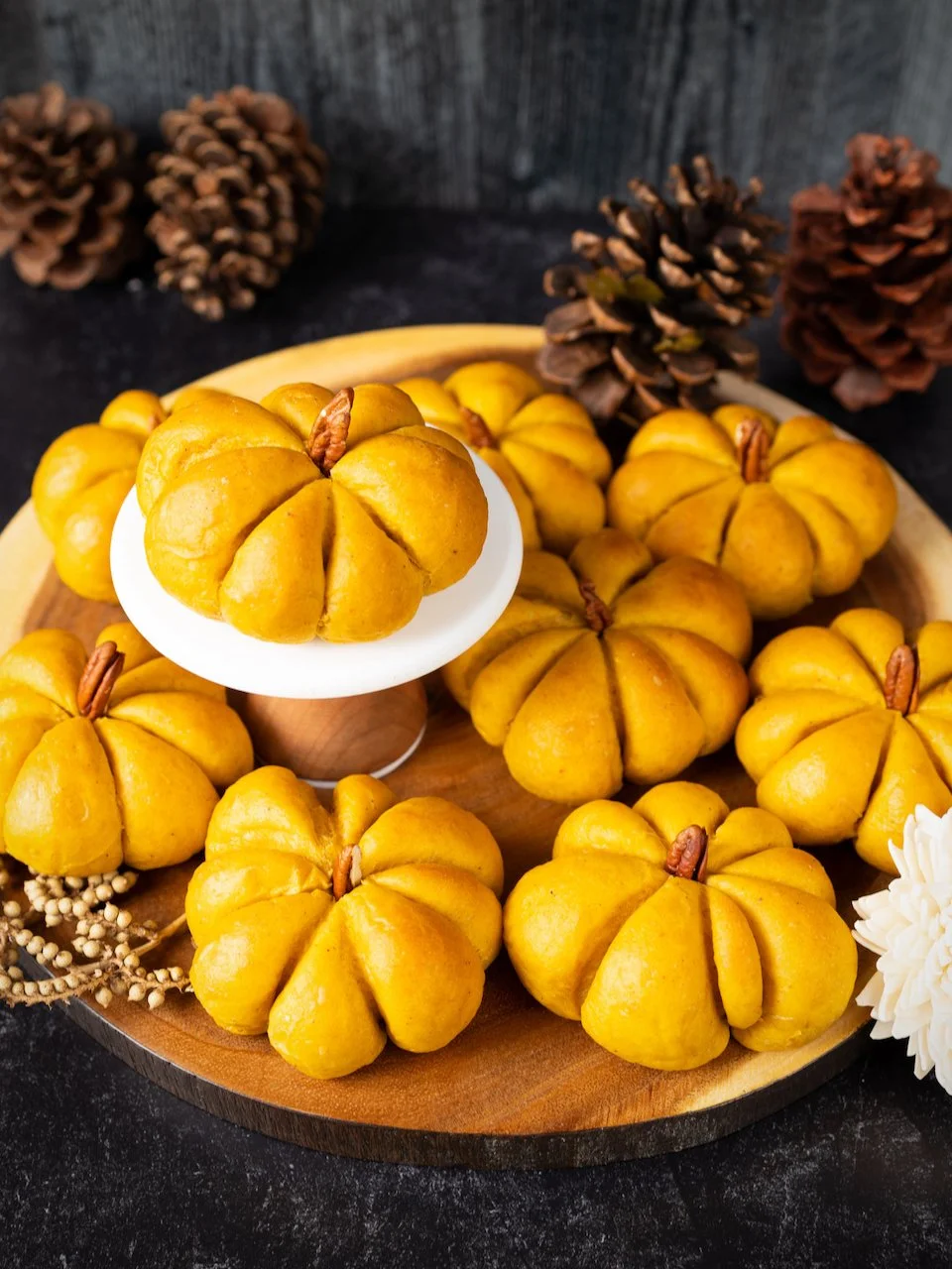 Cream Cheese Filled Pumpkin Rolls