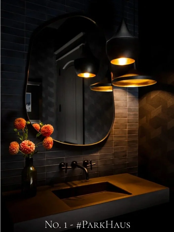 Reminiscing on a few of our favorite powder baths, each with a personality all its own. This is one of our favorite places to let it go a little wild, and luckily, our clients are usually more than happy to oblige! 

We think they&rsquo;re all fabulo