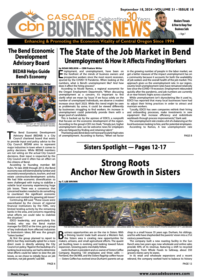 Cascade Business Network, Fall 2024, “Design Bar | Bend Launches Design Bar | Collective — Collaborative Approach to Interior Design Industry in Bend & Beyond”