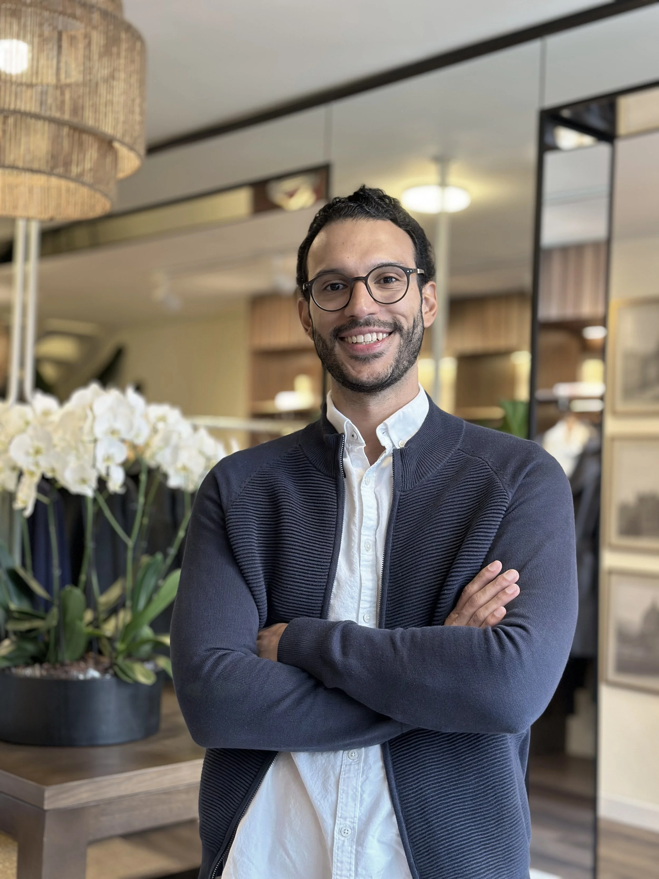 Daniel Finol, Purchasing Manager of Design Bar Bend, luxury interior design company in Bend.