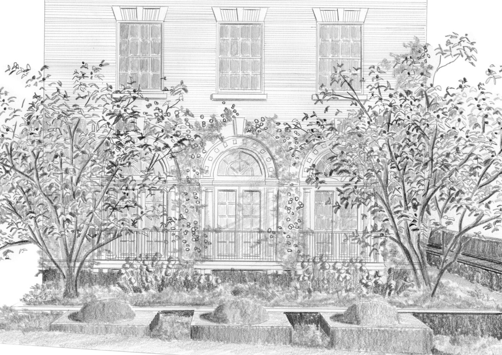 Tuinontwerp klassieke tuin