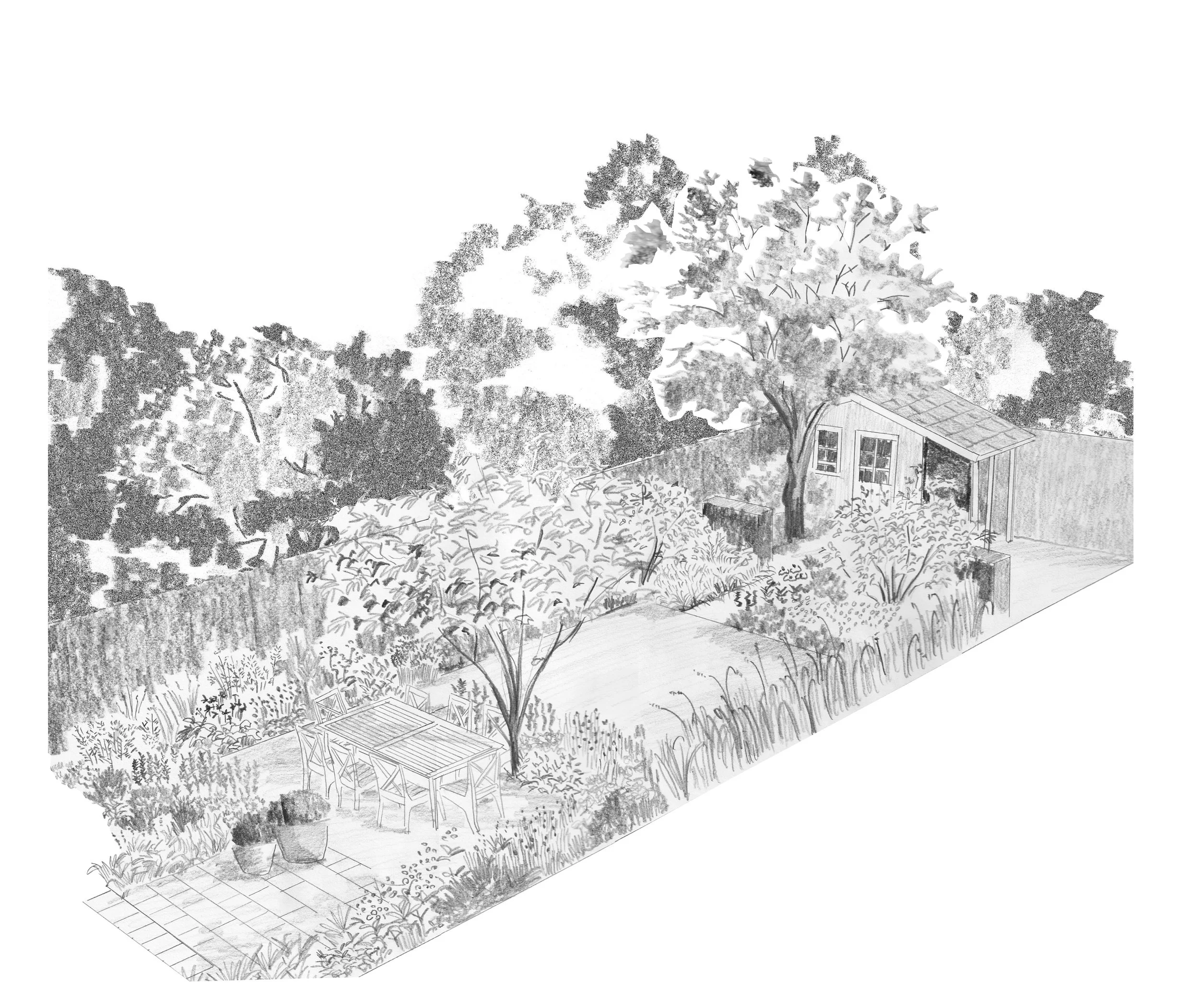 Tuinontwerp Hilversum Kleine Tuin