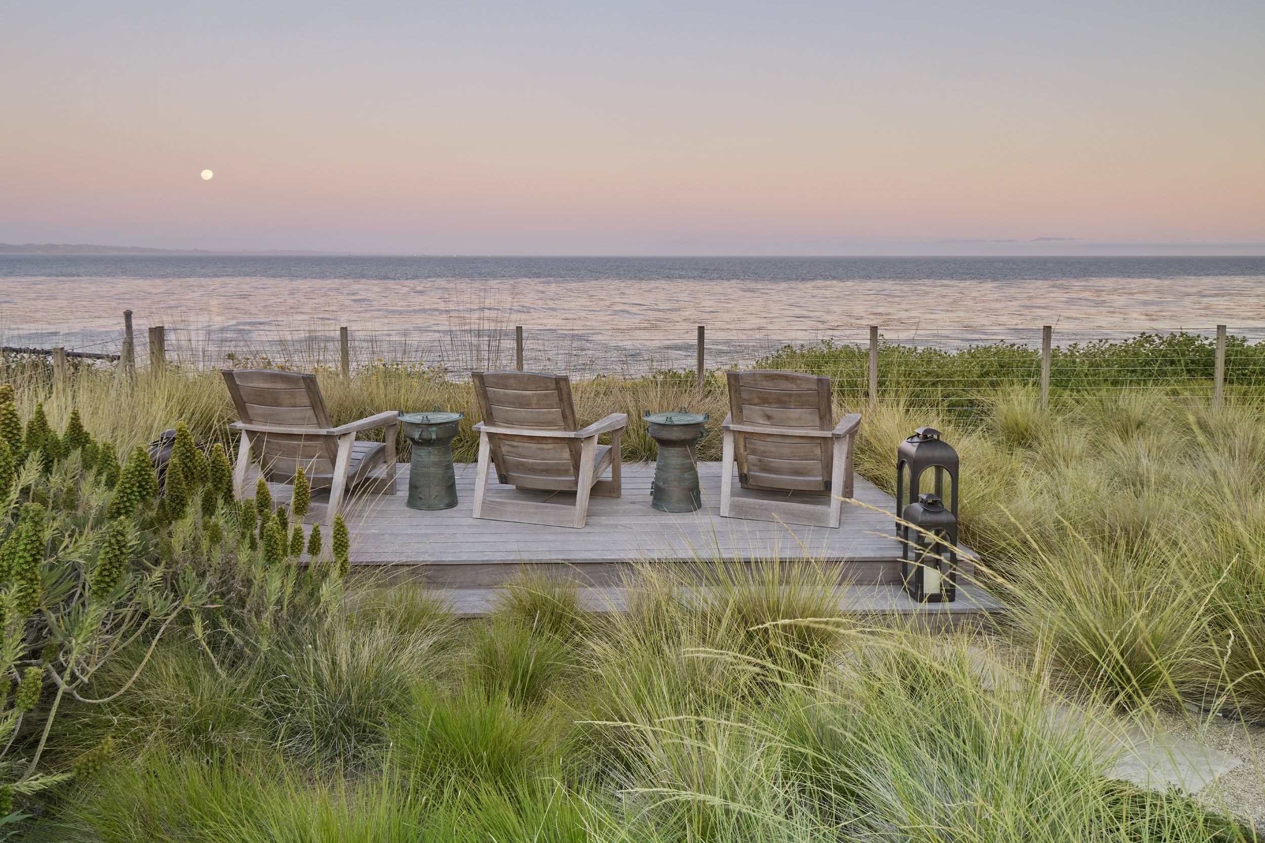Tuinontwerp duintuin terras aan de kust