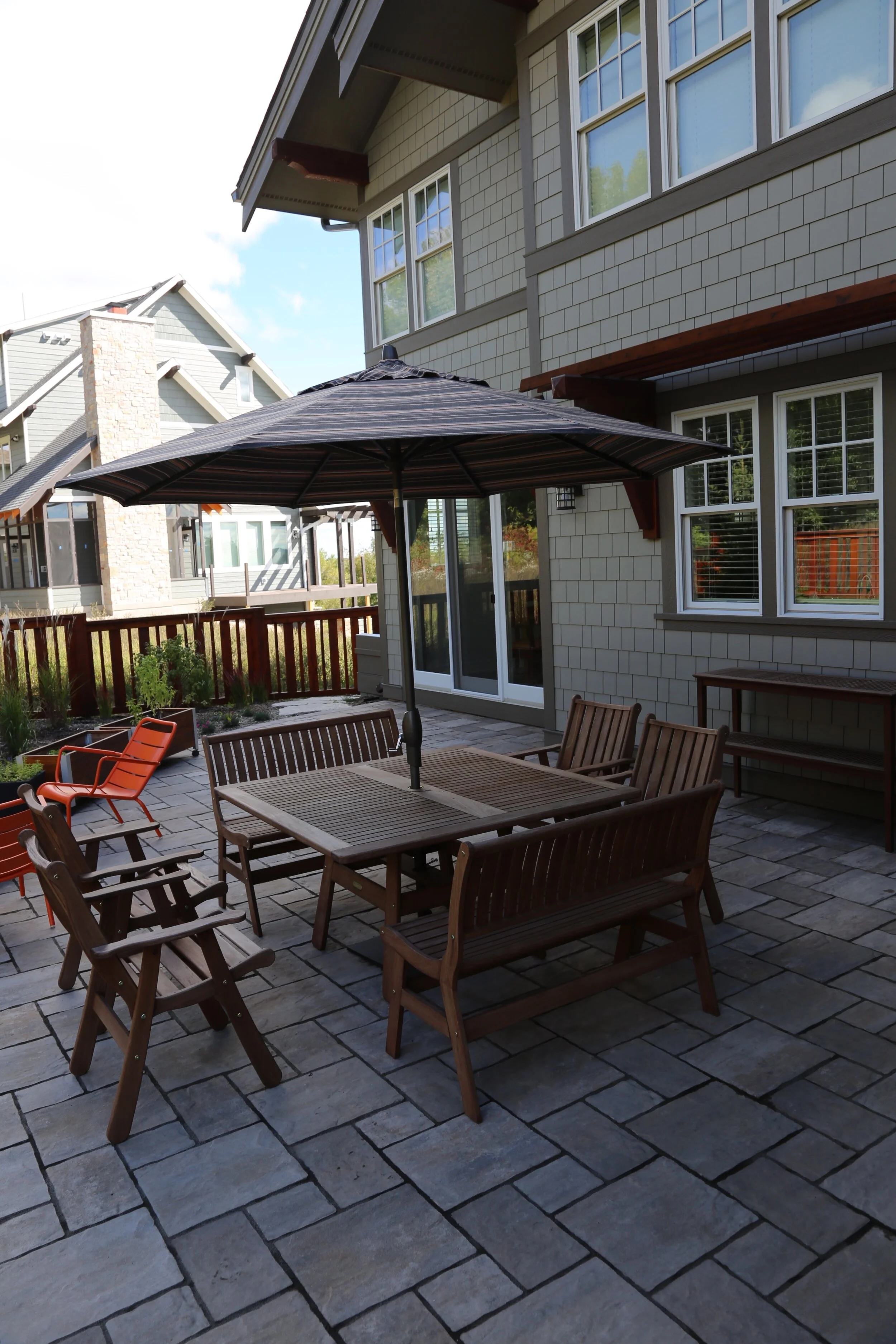 patio under deck on What Is Better A Deck Or A Patio Landscape Architecture Llc