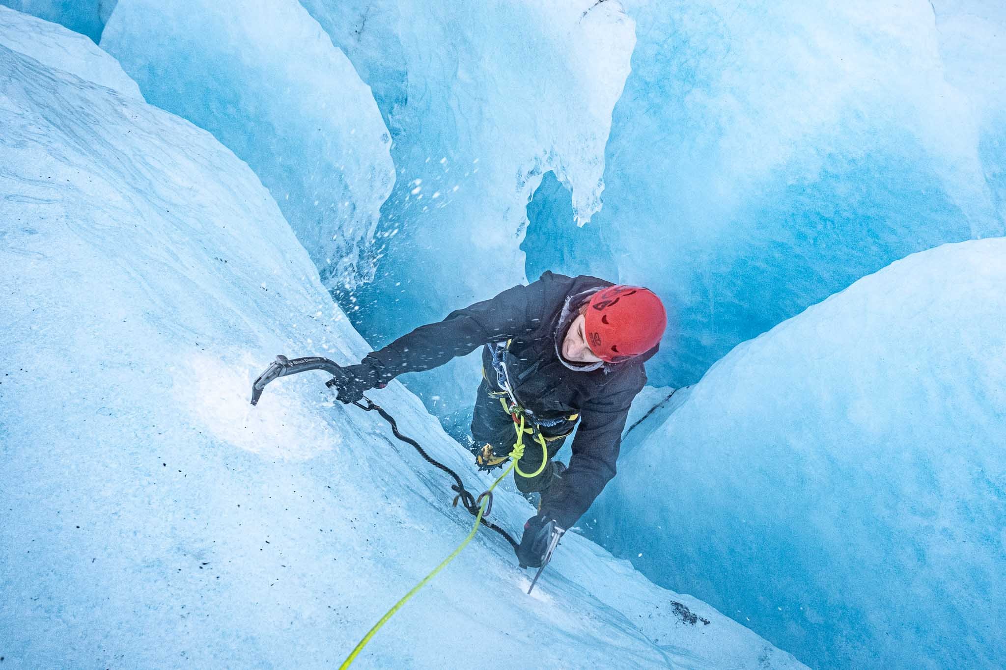 Ice climbing Skaftafell