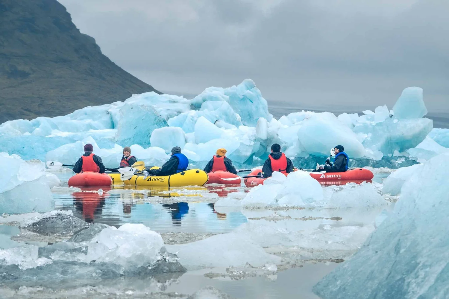Glacier Kayaking Tour in Iceland | Explore Fjallsárlón's Iceberg Lagoon ...