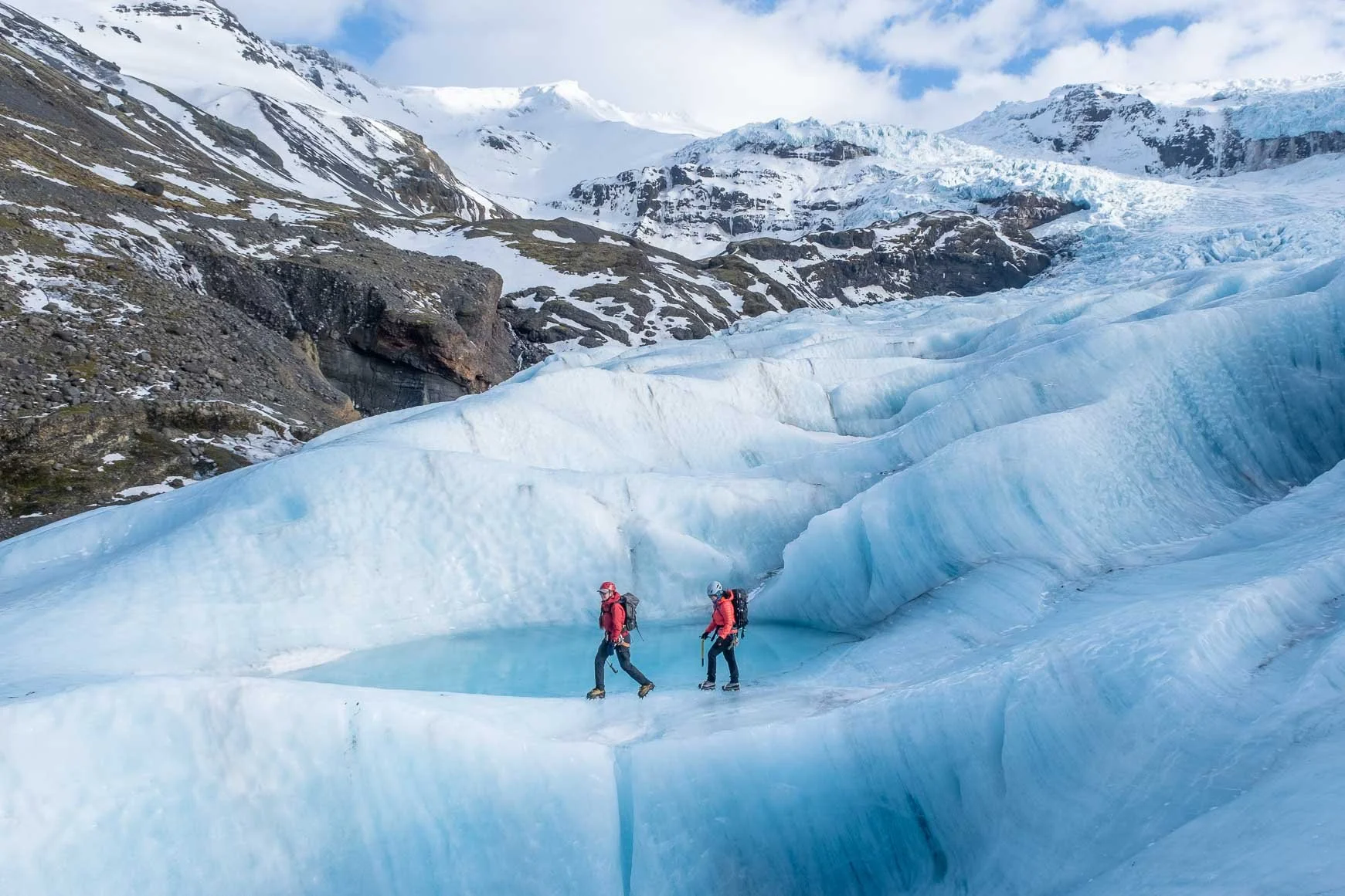 The Skaftafell Glacier Hike Vatnaj kull National Park Iceland 