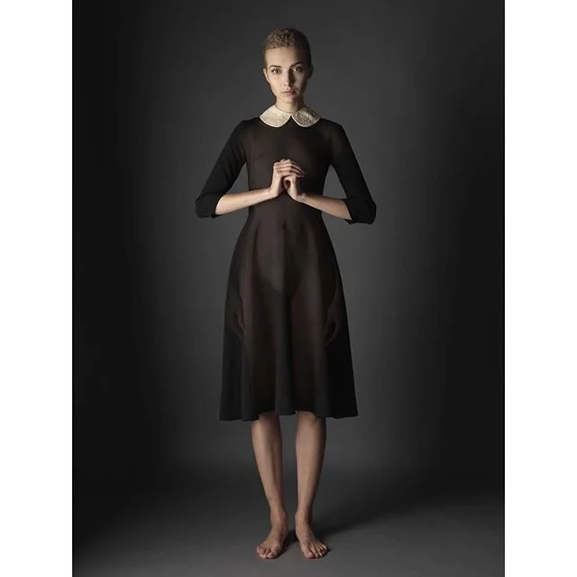 #transparent #transparency #black #dress #doubleexposure #postproduction #singlelight #softbox #nude #nonude #model #pose #shorthair #dark #darkart