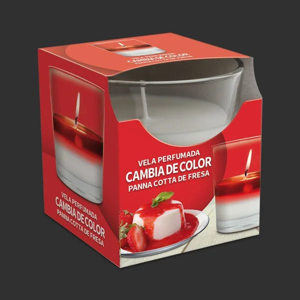 Private label scented candles packaging design examples