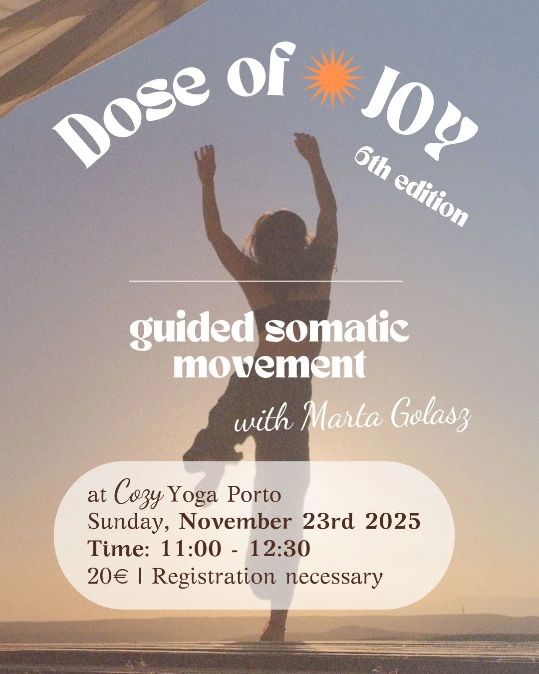 Dose of Joy: Guided Movement Meditation w/Marta