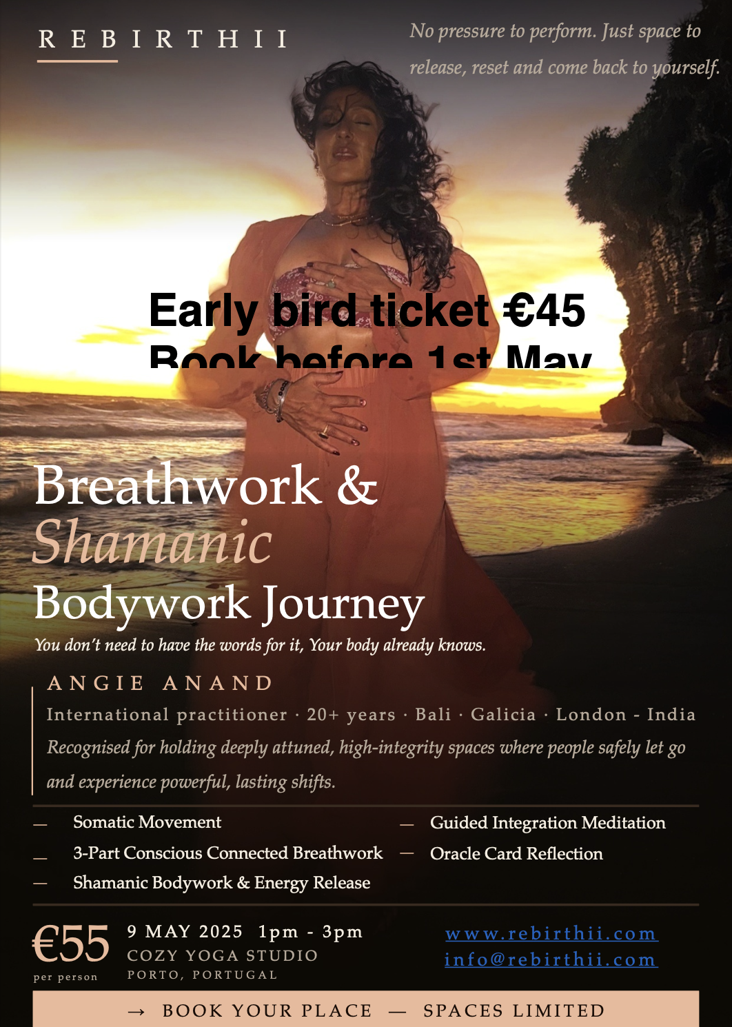 REBIRTHII: Breathwork &amp; Shamanic Bodywork Journey w/Angie Anand