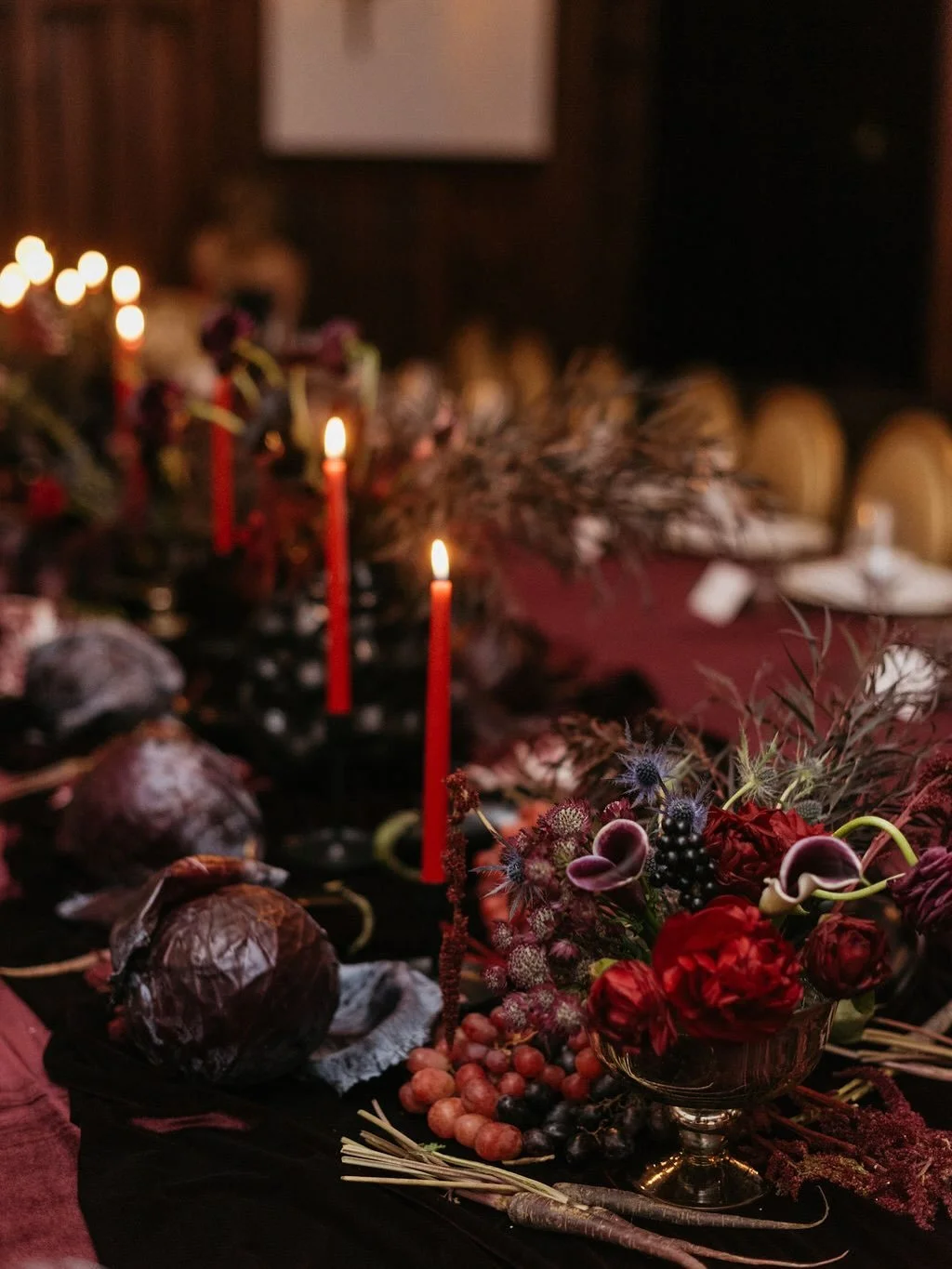 On Tuesday we produced a culinary experience for @pinterest to launch their Pinterest Predicts 2026 trends at the historic Jarvis mansion. A trend in each room: cabbage crush, laced up, opera, fun haus, and more. A 9-course tasting menu by @haywardfo