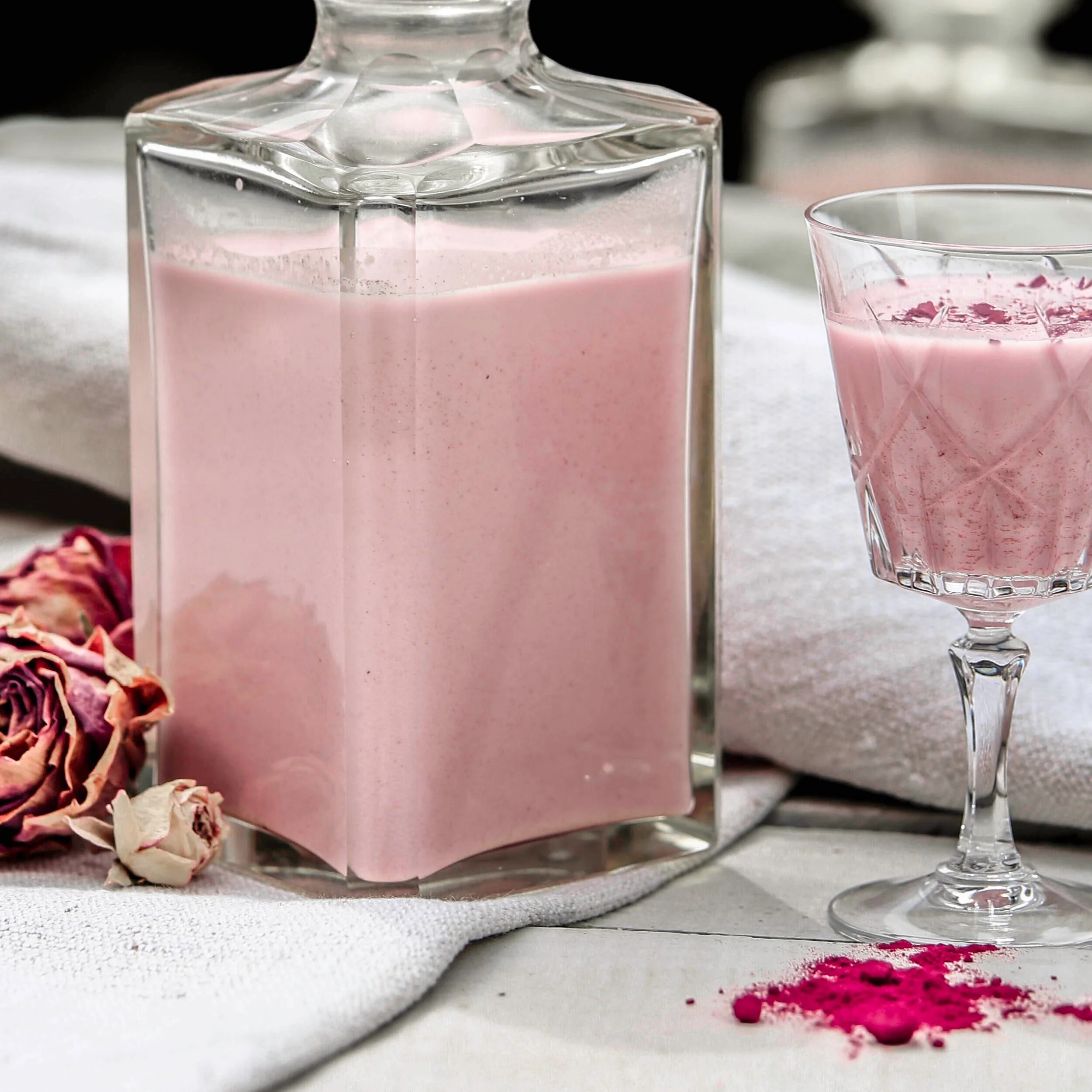 RECIPE: Beautifying Rose Almond Milk 