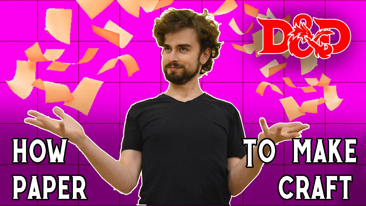 VIDEO: How To Make Papercraft for Dungeons &amp; Dragons