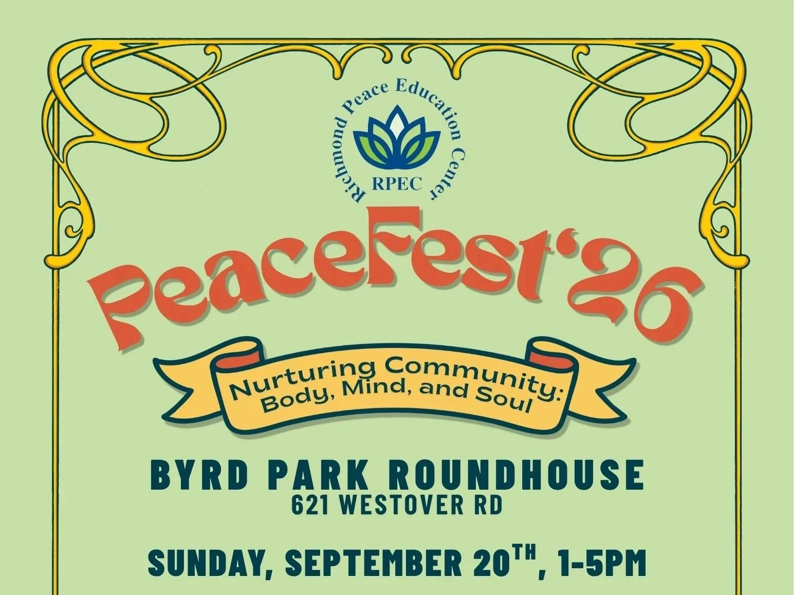PeaceFest '26: Nurturing Our Community: Body, Mind, and Soul
