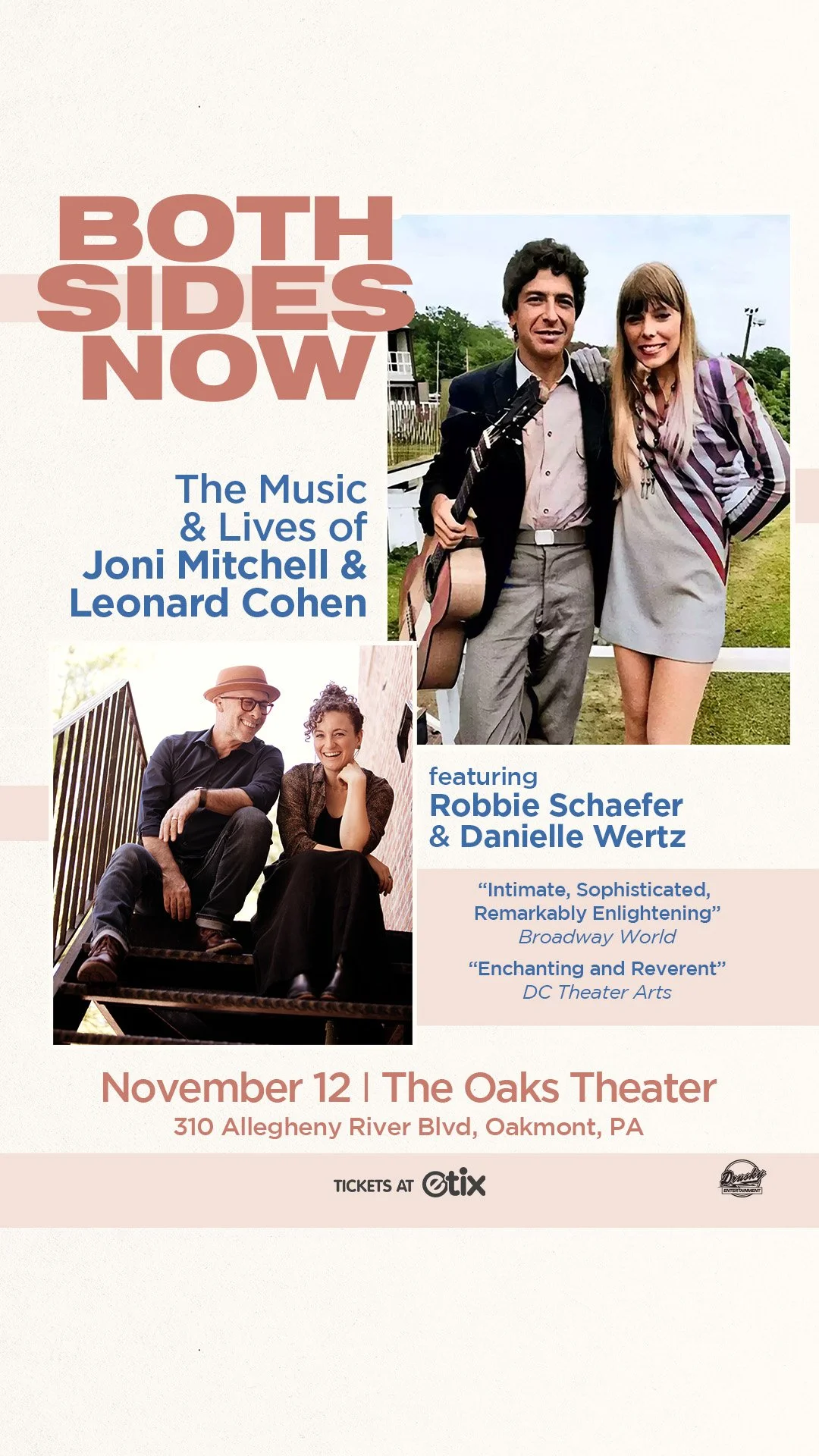 Both Sides Now: The Music and Lives of Joni Mitchell and Leonard Cohen