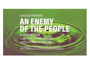 First Day to Enjoy Discount Tickets for "An Enemy of the People" 
