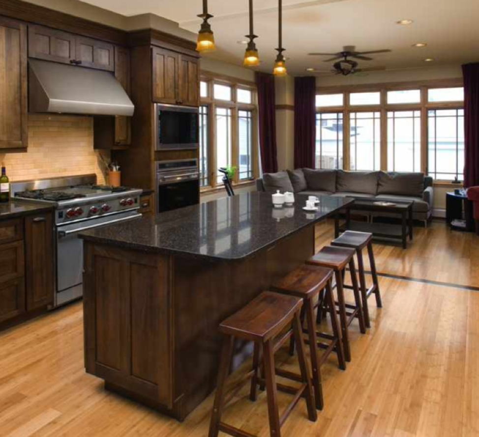 Best Granite Countertops For Cherry, What Color Cabinets With Dark Brown Granite Countertops
