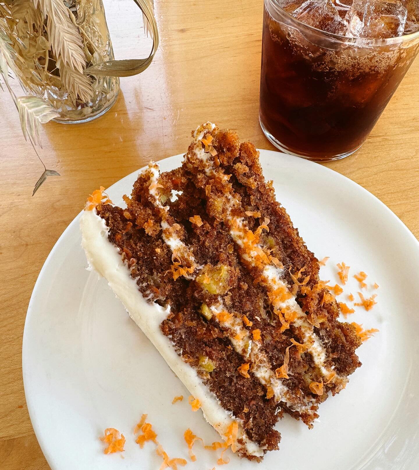 We have Carrot Cake for the weekend&hellip;or until it runs out! 🥕🍰
