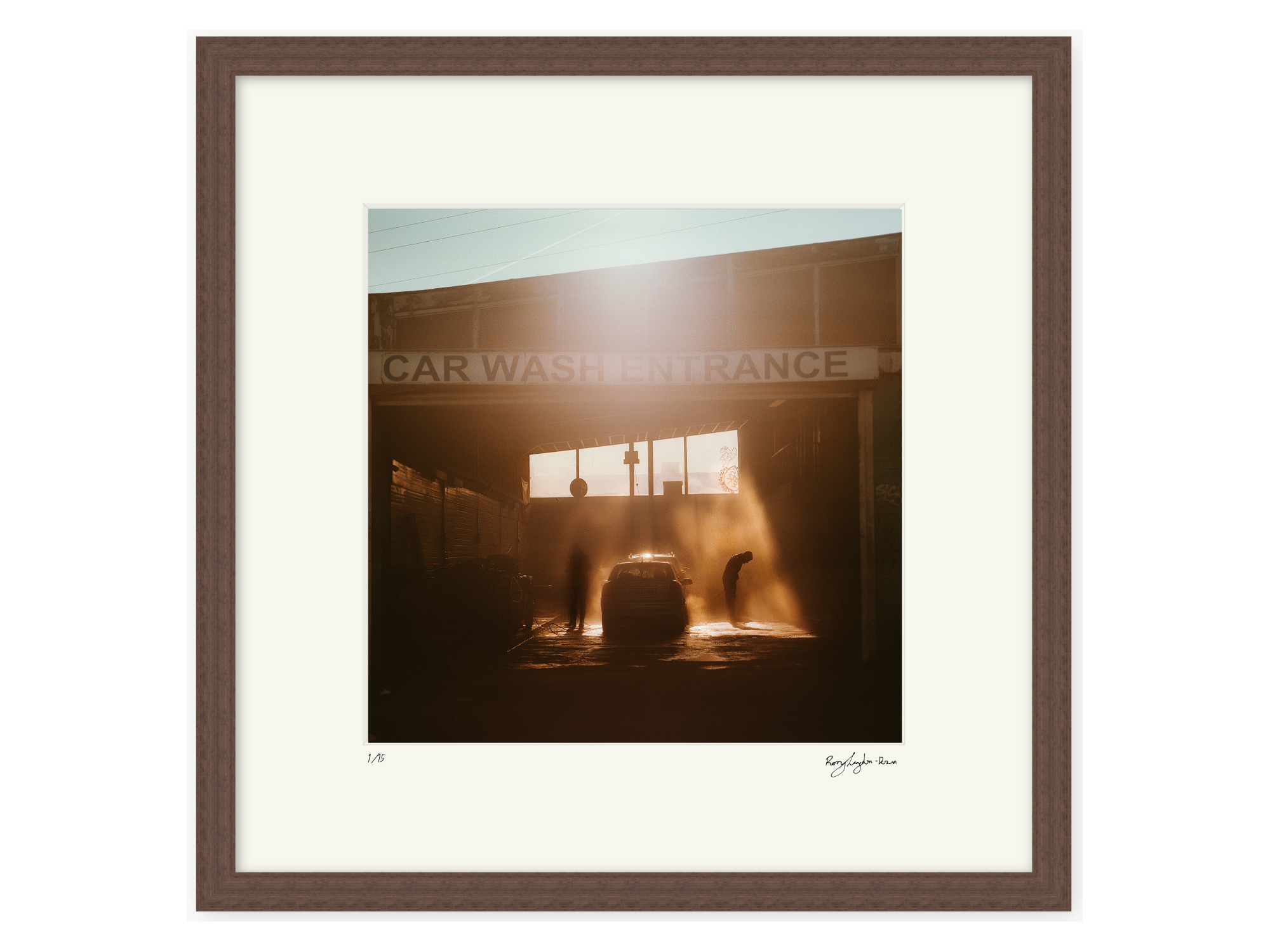 Crepuscular Carwash - Limited Edition Square Print