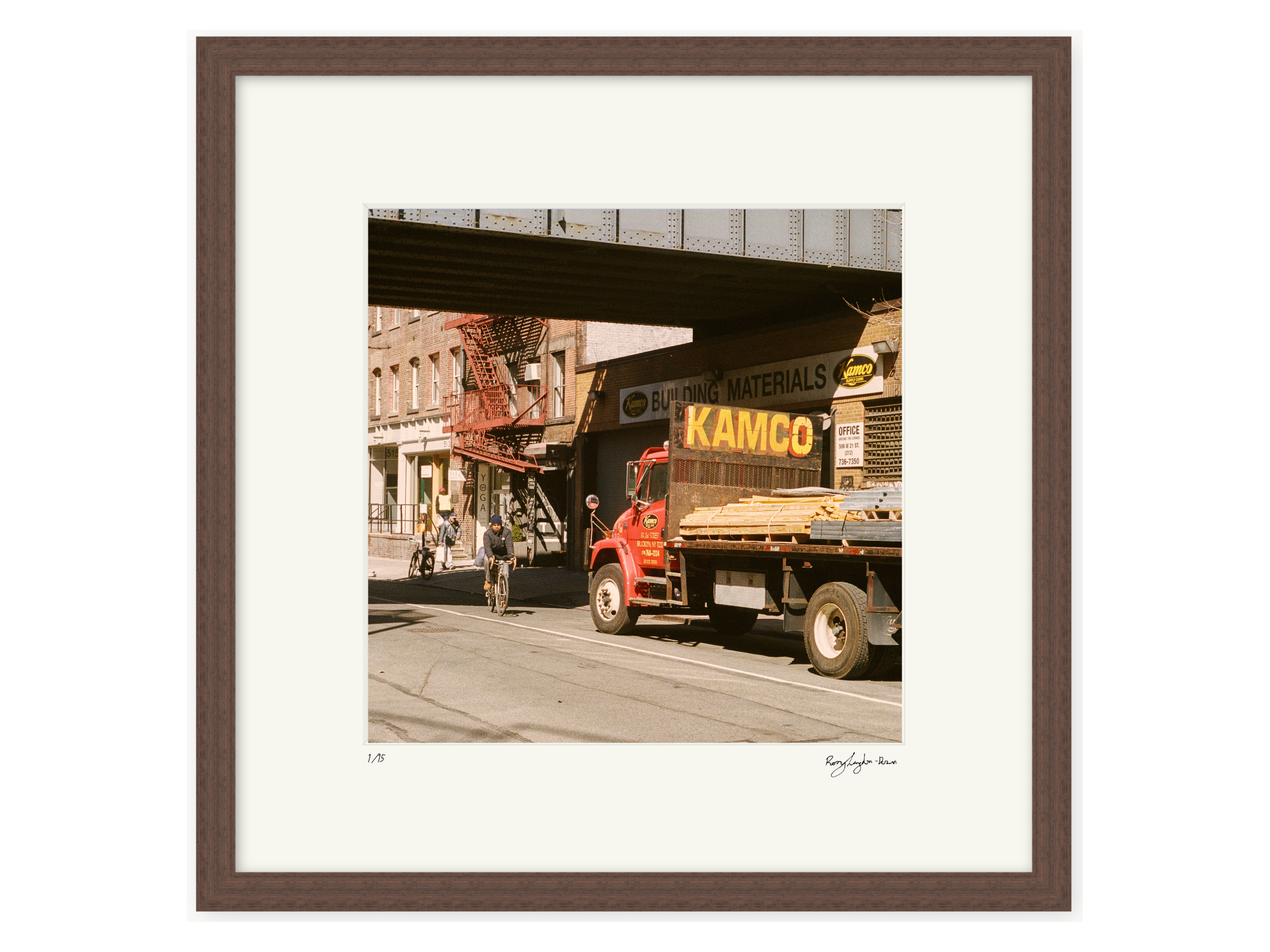 Kamco Truck, NYC - Limited Edition Square Print