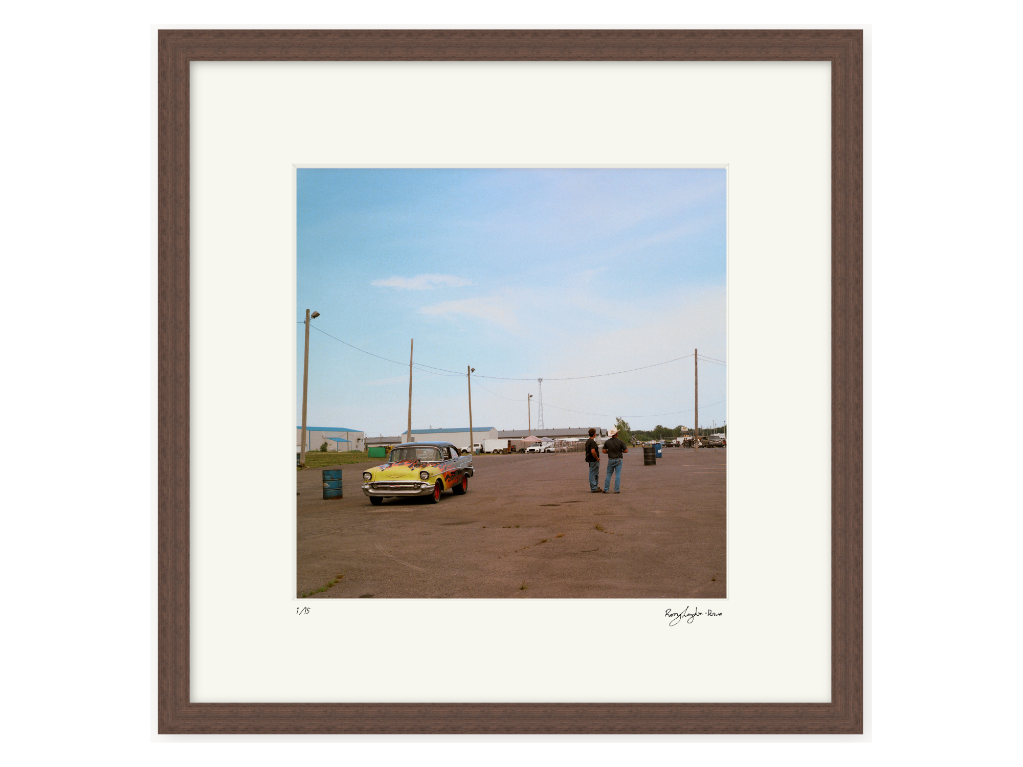 Napierville Dragway - Limited Edition Square Print