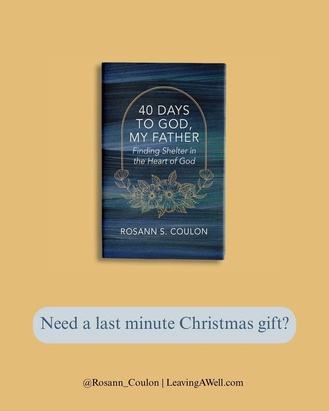 Some gifts inspire joy for a moment&mdash;others inspire transformation!🎁

40 Days to God, My Father invites readers on a tender journey to the Heavenly Father&rsquo;s love.✨

If you want to bless someone (or yourself) with encouragement, comfort, o