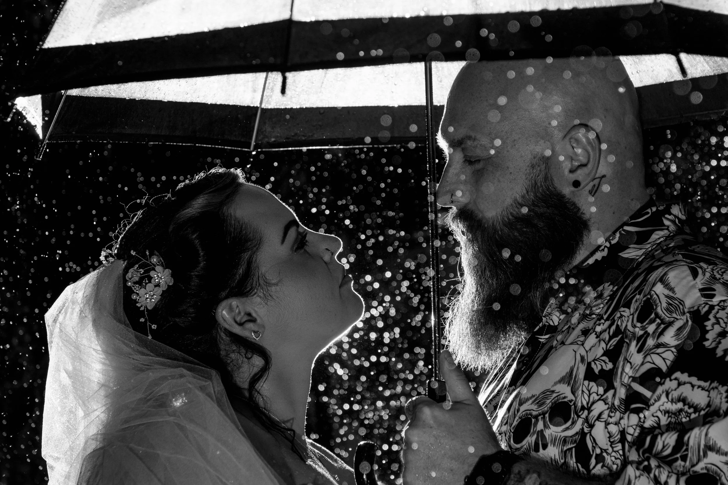 Clark and Jodie’s ‘Day of the Dead’ themed weddings