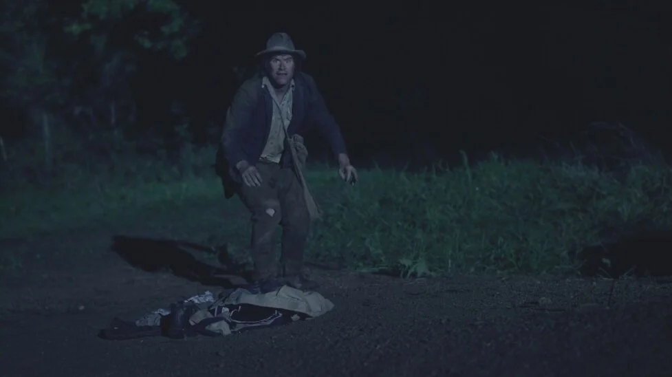  Johnny Irion as the Hobo. “What are you doing?” 