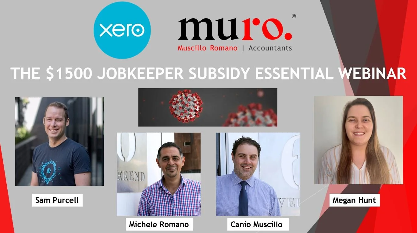 The $1500 Jobkeeper Subsidy Essential Wenbinar