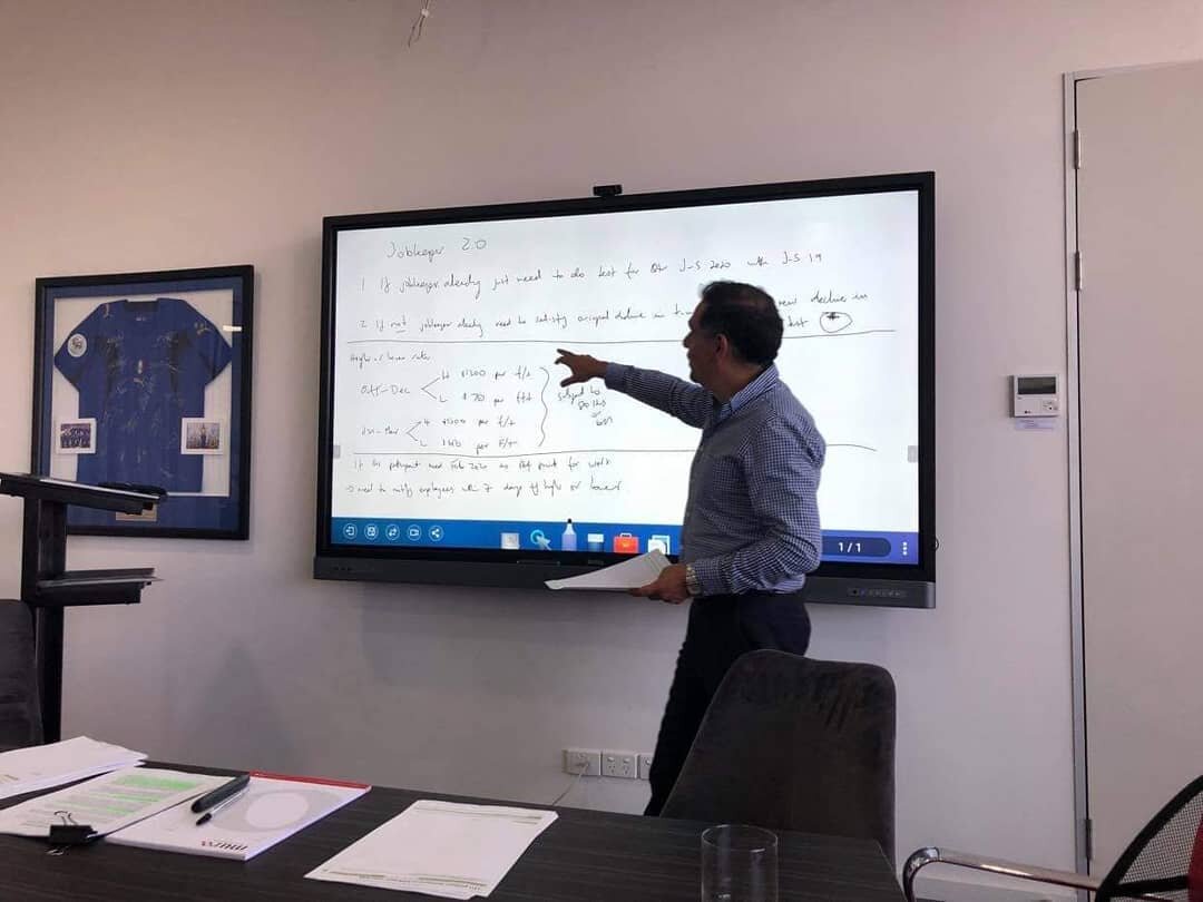 Today Michele lead the team during a training session on JobKeeper 2.0.... we are ready to answer all your queries! 

#jobkeeper #jobkeeper2.0 #muro #muroaccountants #brisbanecpa #smallbusinessbrisbane