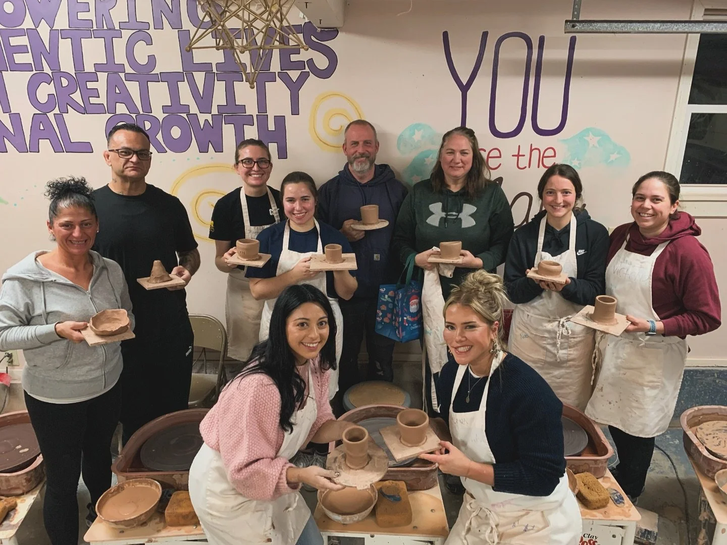 ✨ Clay, creativity, and good vibes only! &mdash; look at these amazing potters and their creations! 🏺💛

There&rsquo;s nothing better than getting a little messy and making something with your own hands.

#WheelThrowing #PotteryClass #ClayDay #Handm