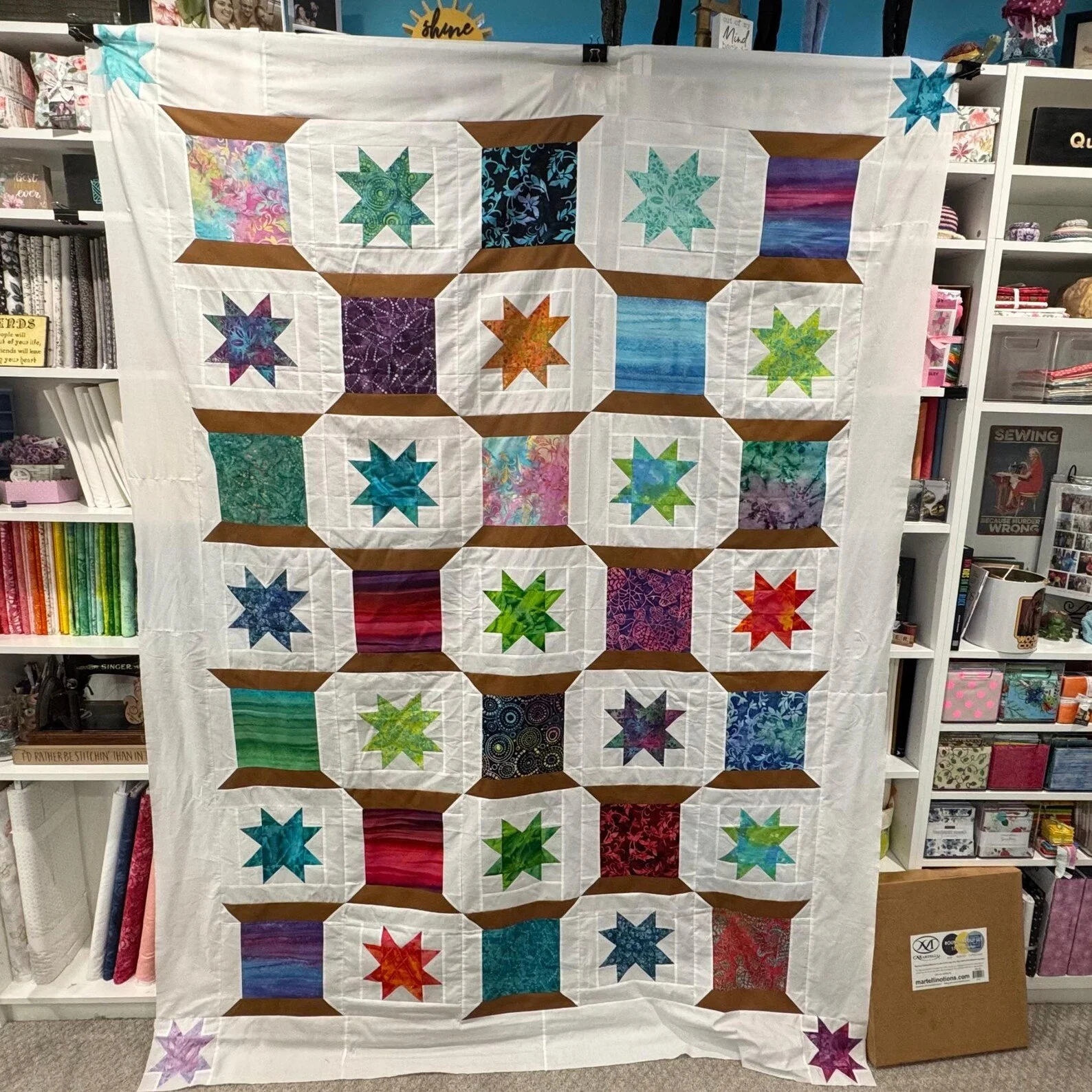 Spools & Stars Quilt Pattern