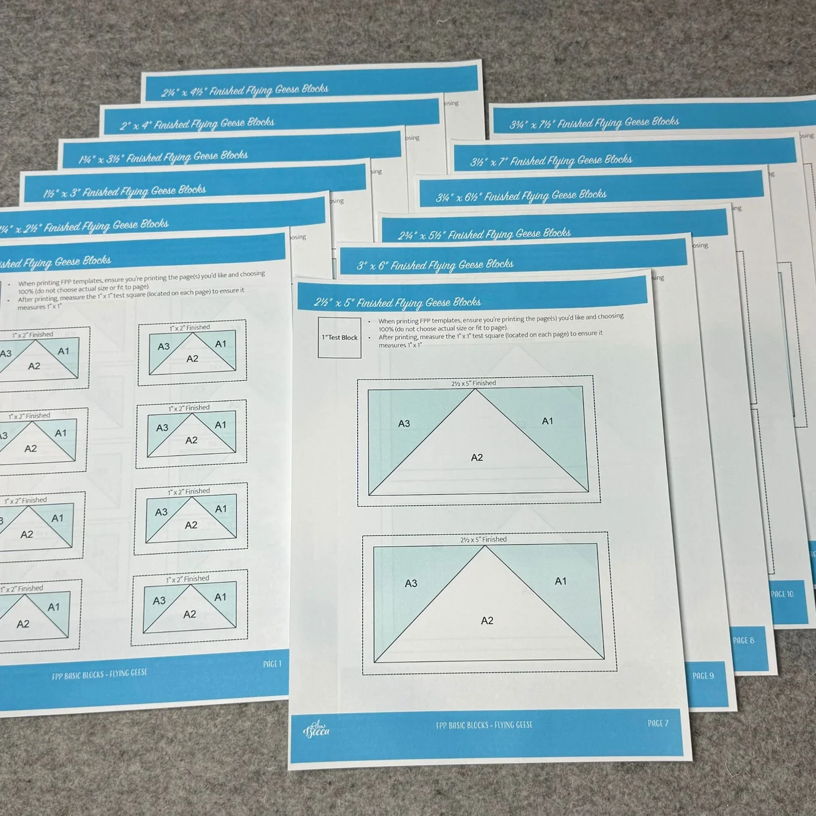 FPP Template Pack: Flying Geese