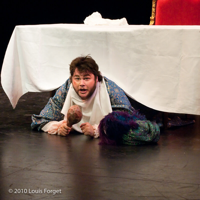 Darren Perry in Philidor'sSancho Pança, an opéra comique. (©Louis Forget) (Copy)
