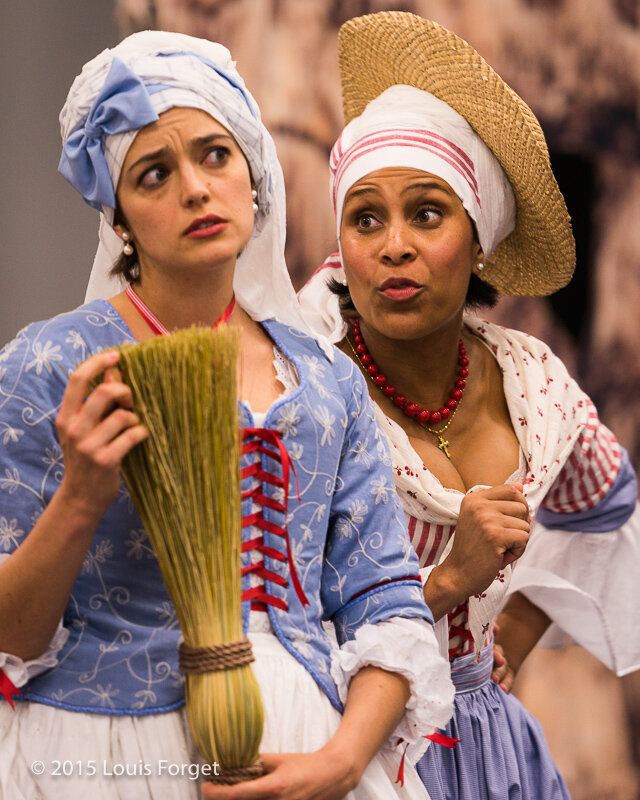 Sophie Junker and Talise Trevigne in Grétry's opéra comiqueL'Épreuve Villageoise (©Louis Forget) (Copy)