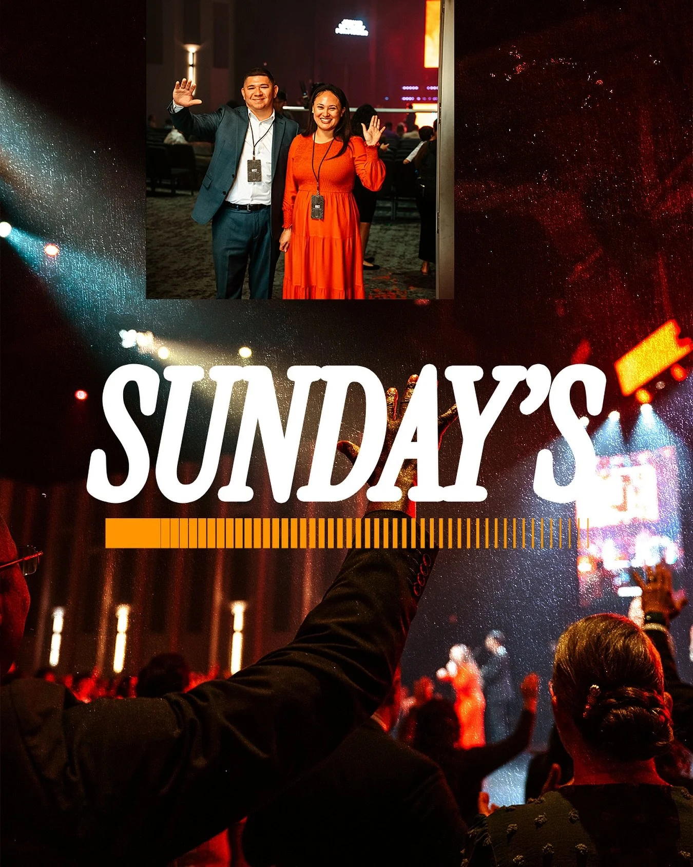 Who else can&rsquo;t wait for tomorrow? Gods been doing some incredible things. Bring a friend and come with expectation. We can&rsquo;t wait to see you!