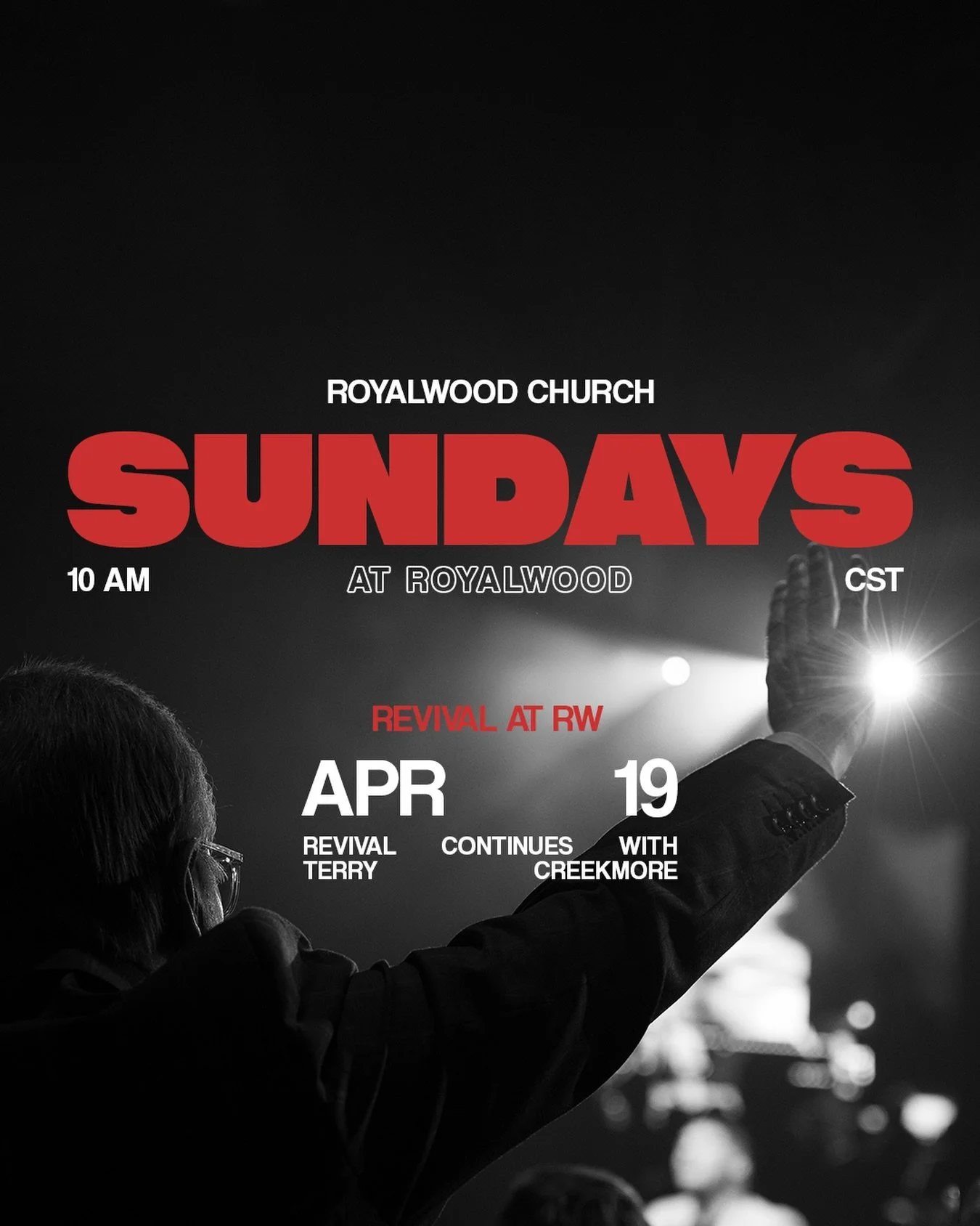 Revival continues with Rev. Terry Creekmore tomorrow. God is doing some powerful things in RW. You don&rsquo;t want to miss out on what God is doing!