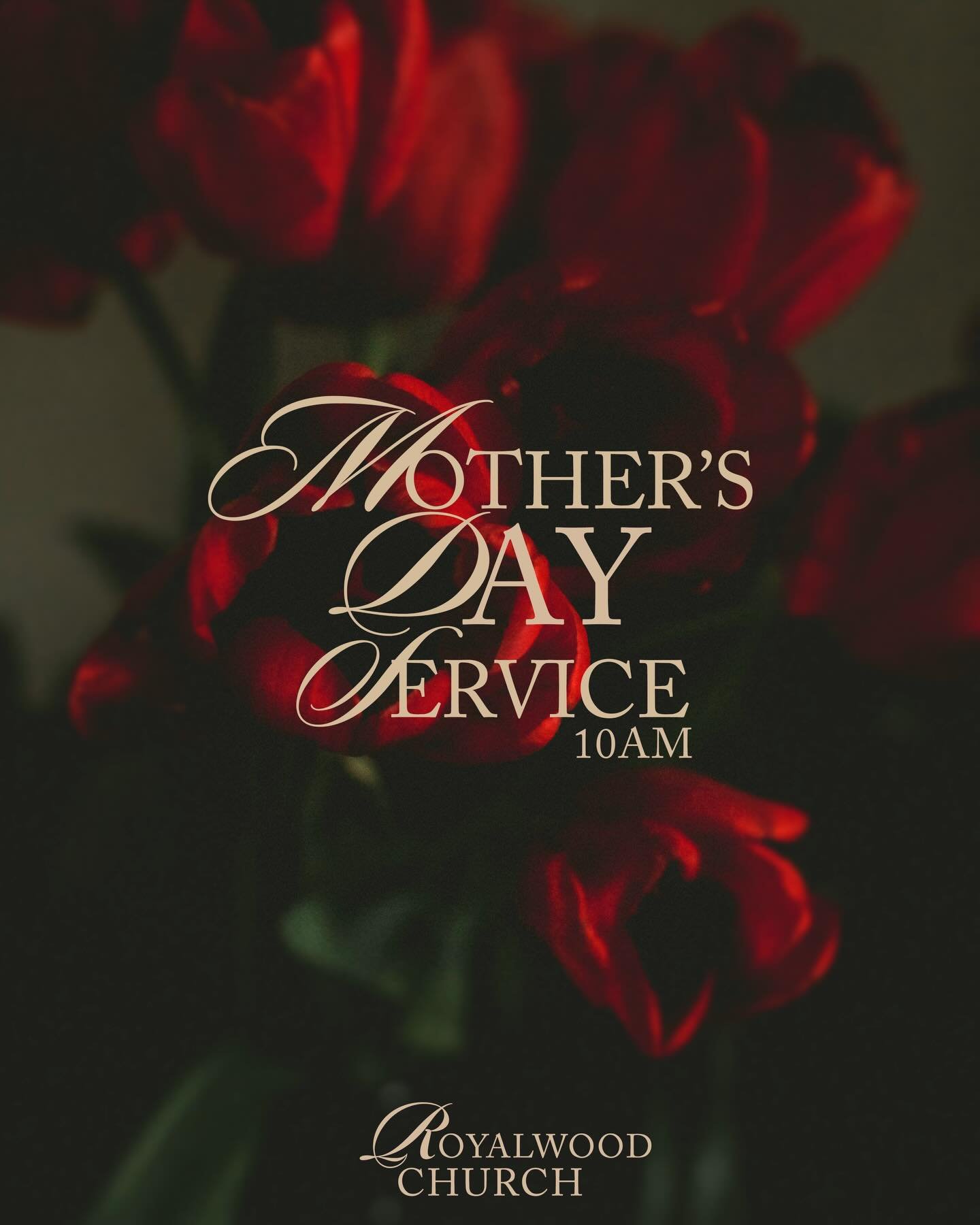 Mother&rsquo;s Day at RW this Sunday!💐
We are so exited to celebrate each and every mom &amp; mom figure at Royalwood this upcoming Sunday🌹. We have something special planned for you and your family. 

Service time: 10AM