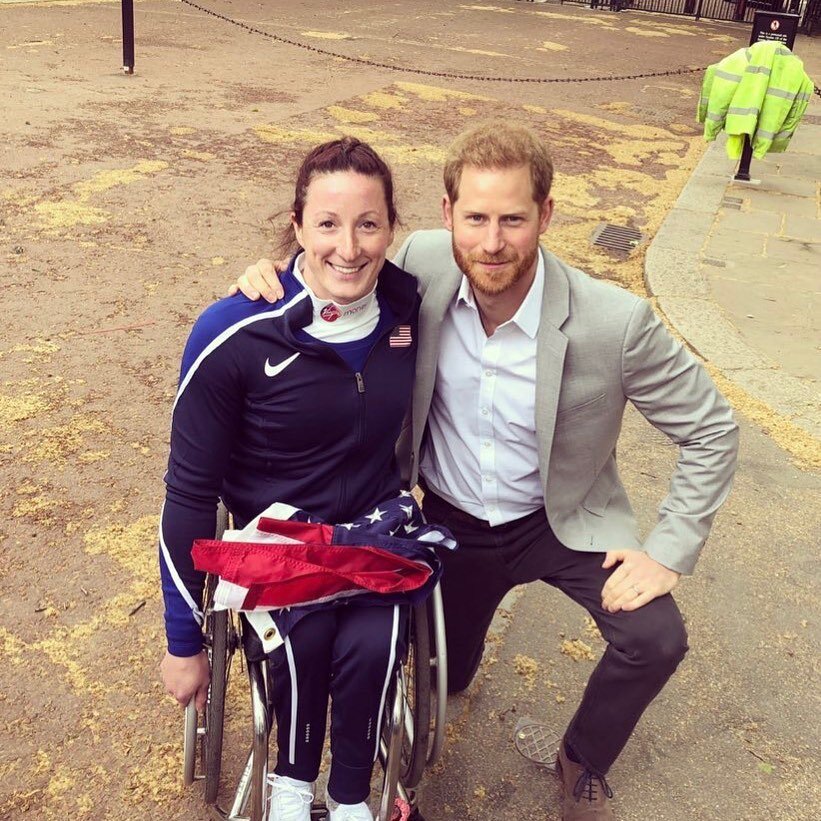 I got the honors to meet Duke of Sussex several times at the marathon.  He handed the awards to the winners. When we meet in 2011 we discussed how we wanted to see change in the disability community. Incredible person. I couldn&rsquo;t thank him enou