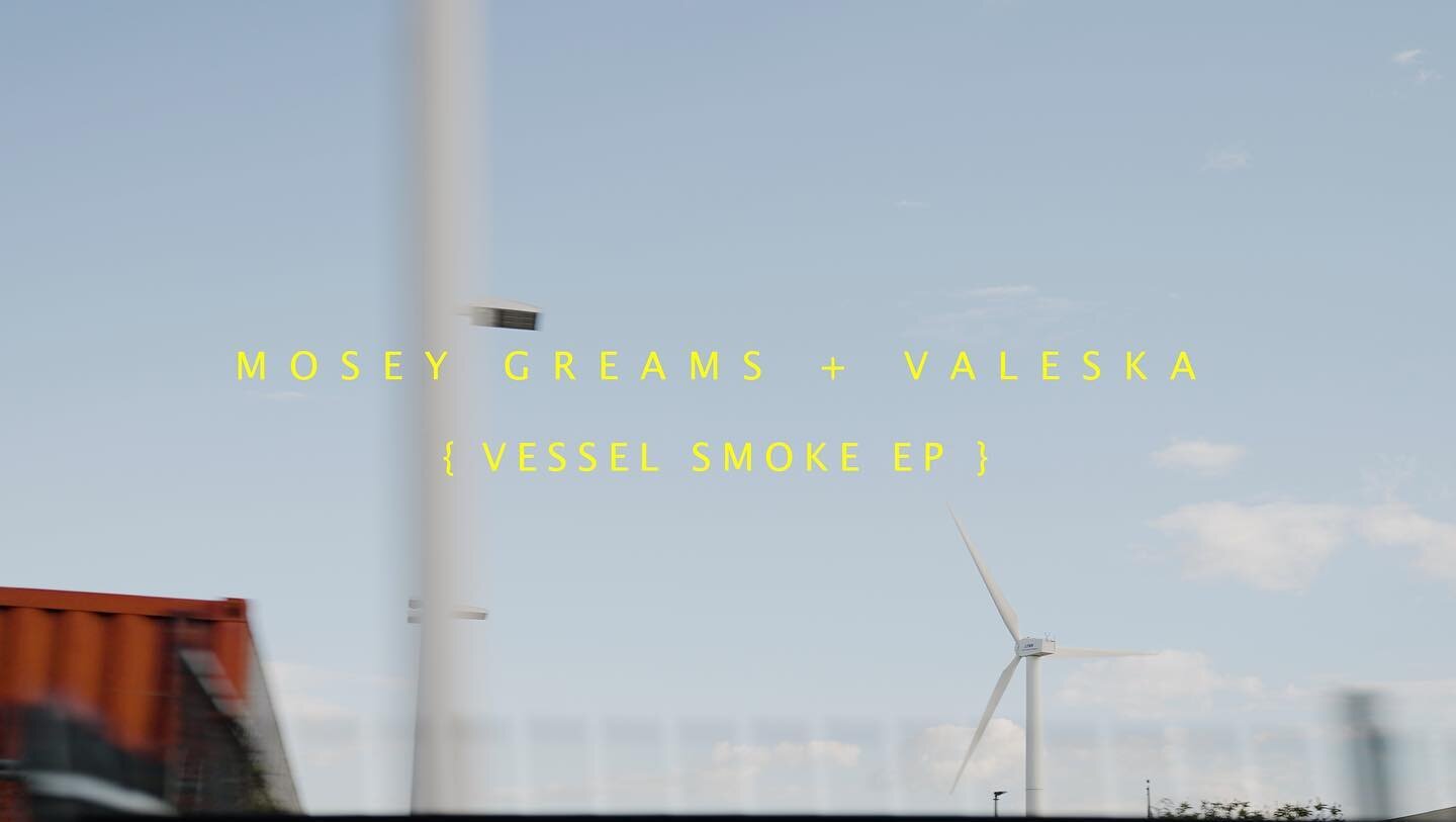It&rsquo;s live folks!

Take a few minutes out of your night to go and take a listen to Vessel Smoke EP. 

@valeska_kevinleahy thank you so much for being a brilliant mind and coasting us through this work. it took time, didn&rsquo;t it?

www.moseygr