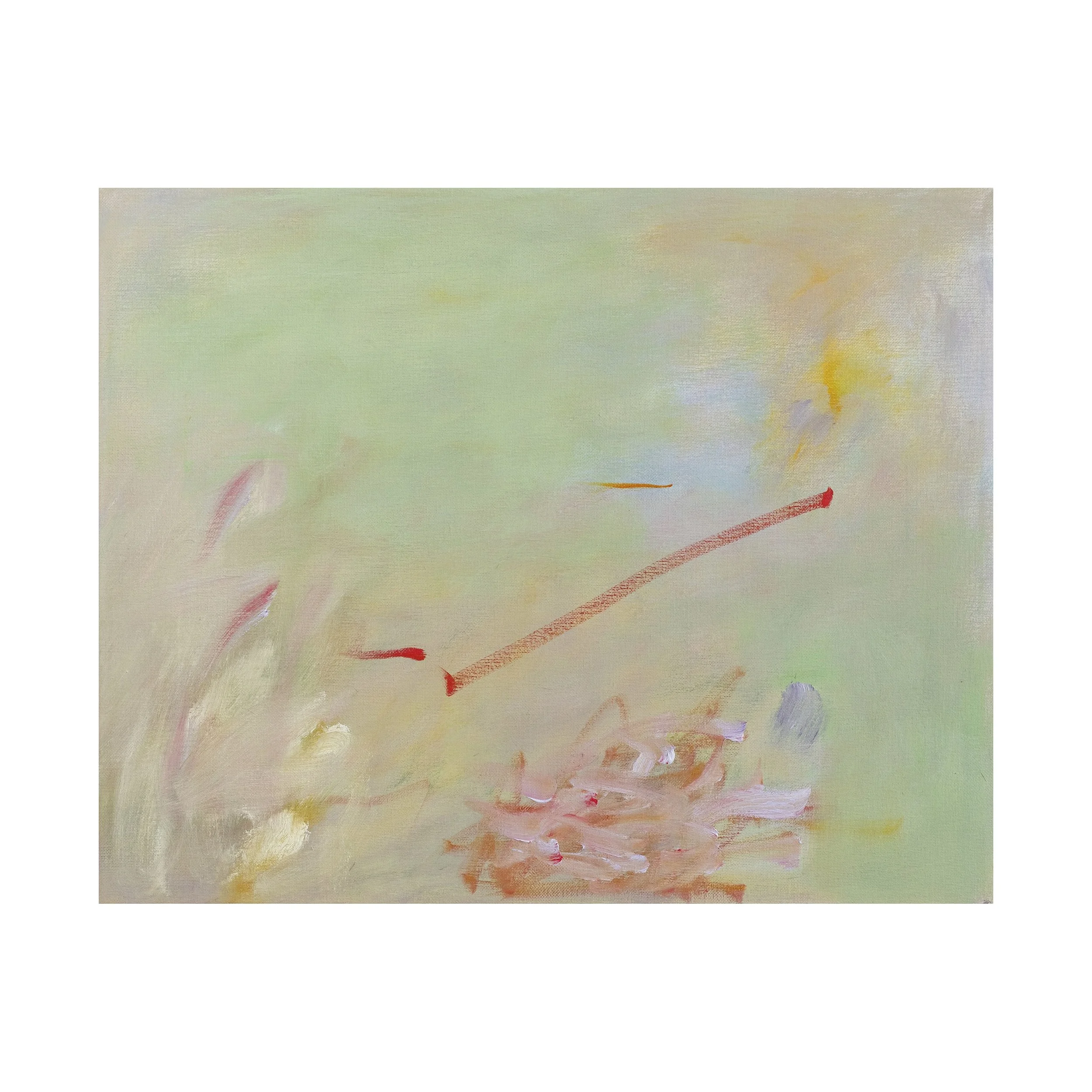 Depois da Tempestade, 2026. Óleo e acrílica sobre tela, 40 x 50 cm.