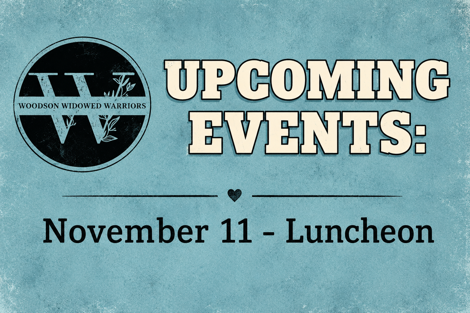 Woodson Widowed Warriors luncheon