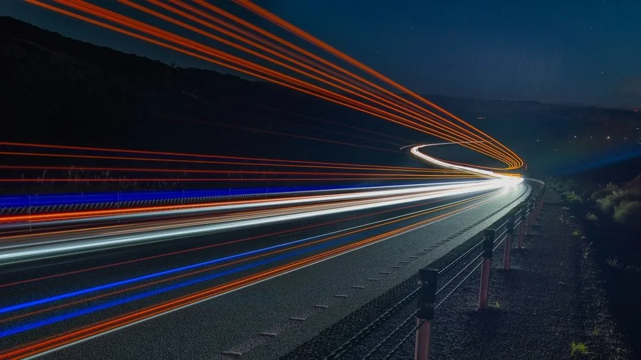 Light trails on Te Ahu a Turanga | Prashant Joshi