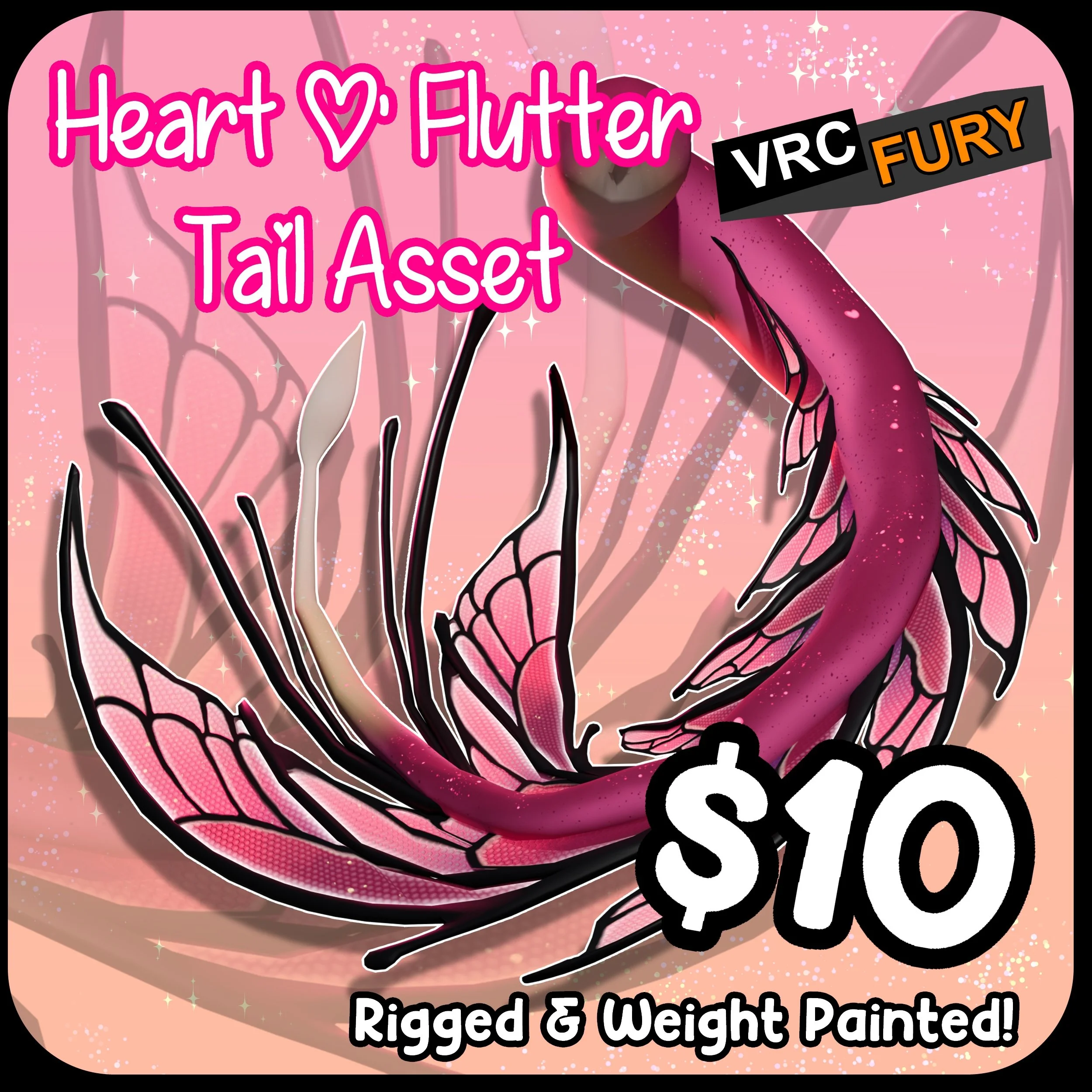 Heart O' Flutter Tail Asset