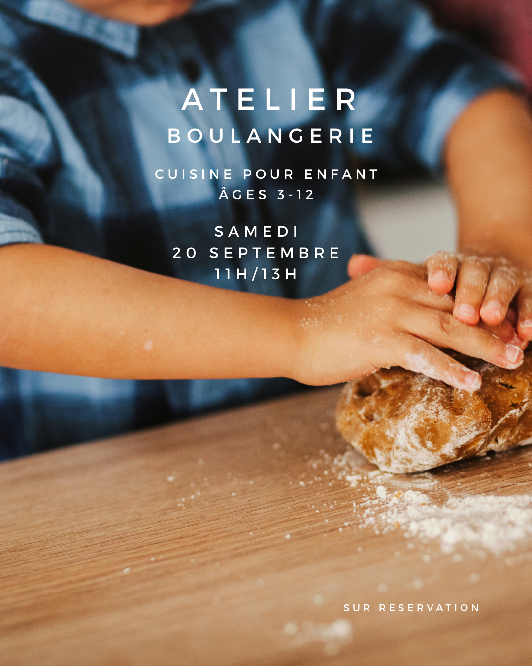 Atelier Boulangerie pour enfants