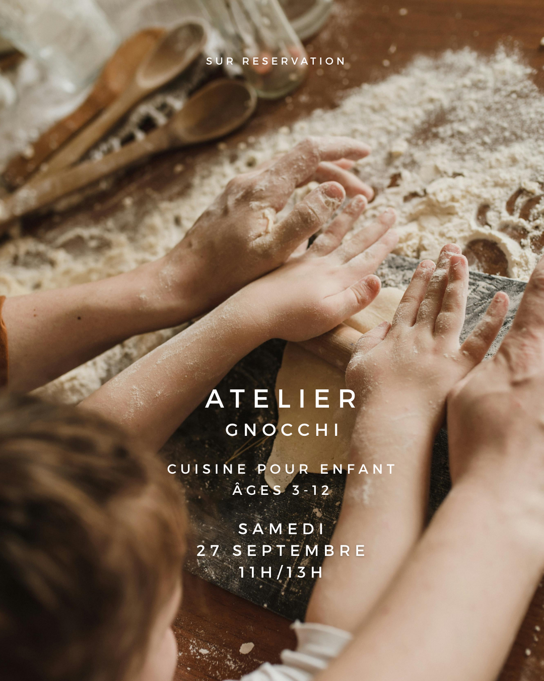 Atelier Gnocchi pour Enfants