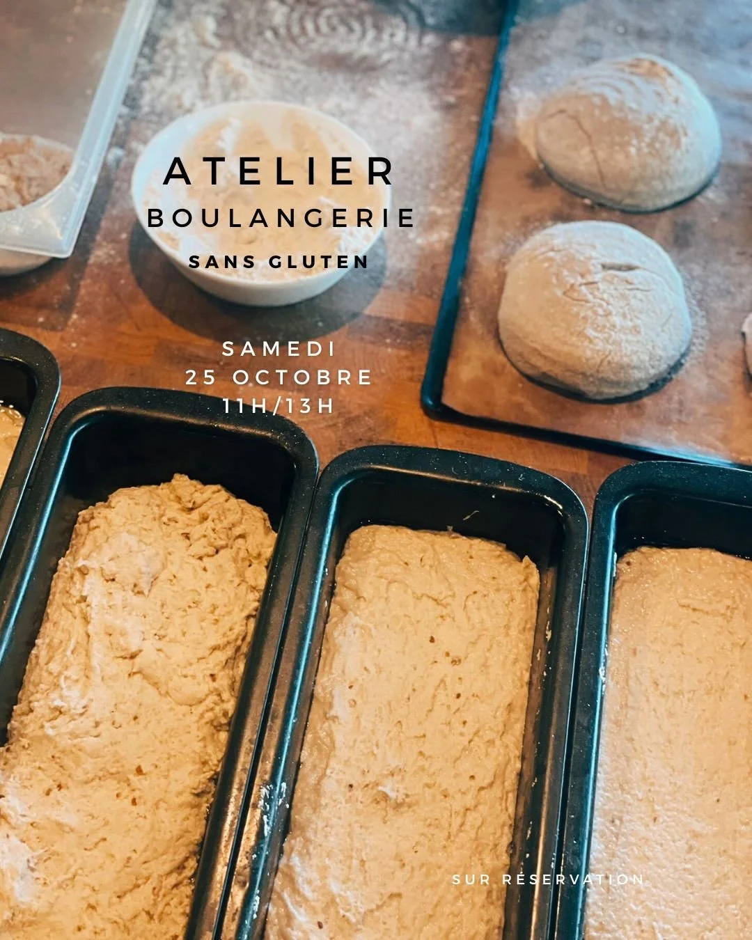 Atelier Boulangerie (Sans Gluten) – Techniques & Astuces