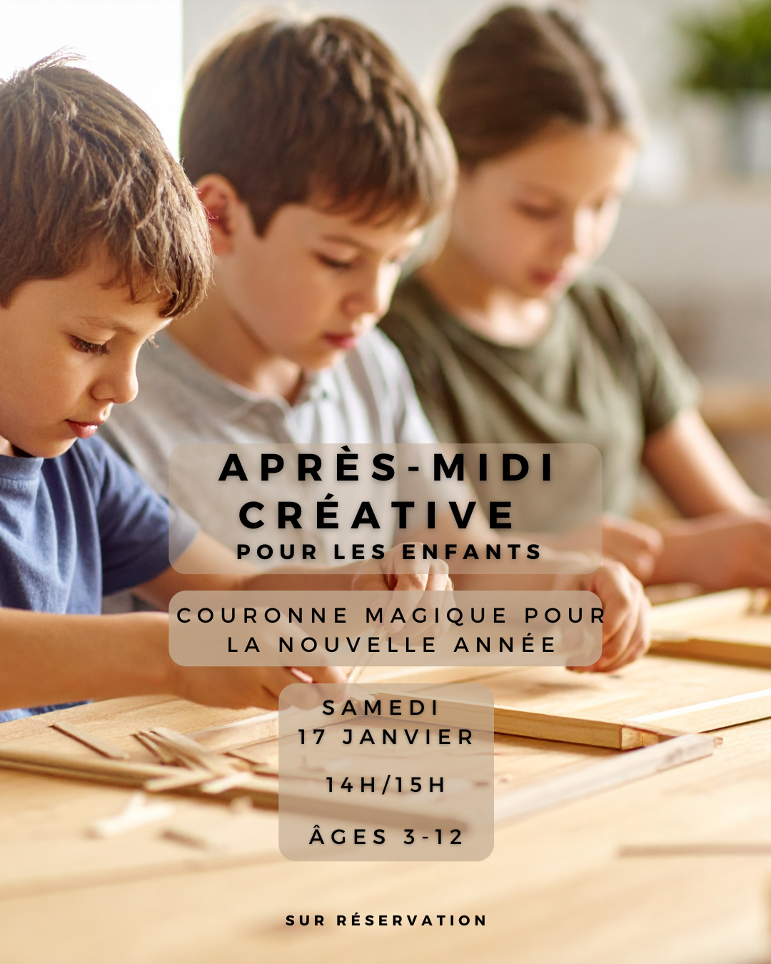 Après-Midi Creative - Couronne Magique (3–12 ans)